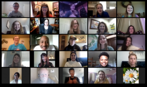 Students in Zoom 