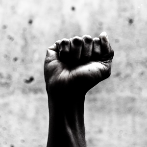 Raised Fist for Juneteenth