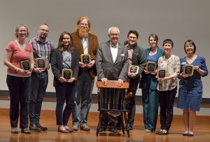 Several of the 2023 UCO College of Liberal Arts Faculty and Staff honorees