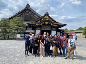UCO Sociology students during study tour to Kyoto, Japan