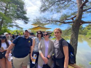 UCO Sociology faculty during study tour to Kyoto, Japan