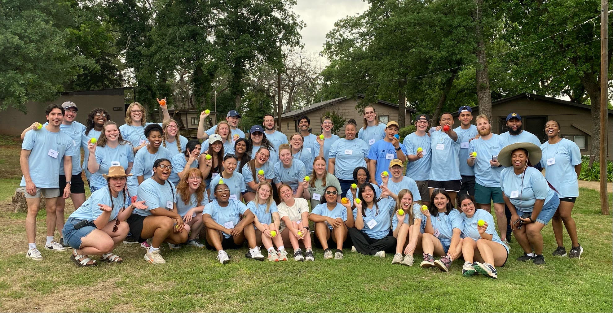 Group photo of the UCO students who attended Leader Shape 2024