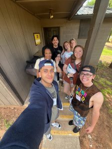 Selfie of a group of students who attended LeaderShape 2024